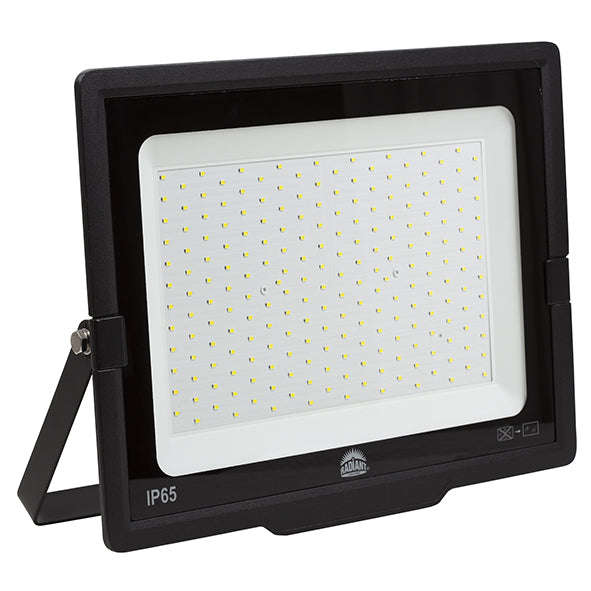 LED Die-Cast Aluminium Floodlight 200W 16000lm Cool White - Black