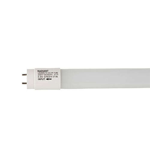 LED Bulb 7.6W 0.6M T8 Colour Tube Green