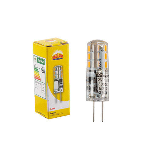Radiant LED Bulb 12V G4 1.5W 3000K