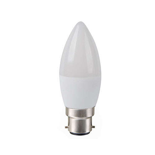LED Bulb Candle B22 6W 5000K Frosted