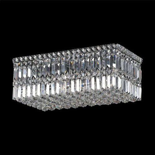 K. Light Rectangular K9 Crystal Small Ceiling Light