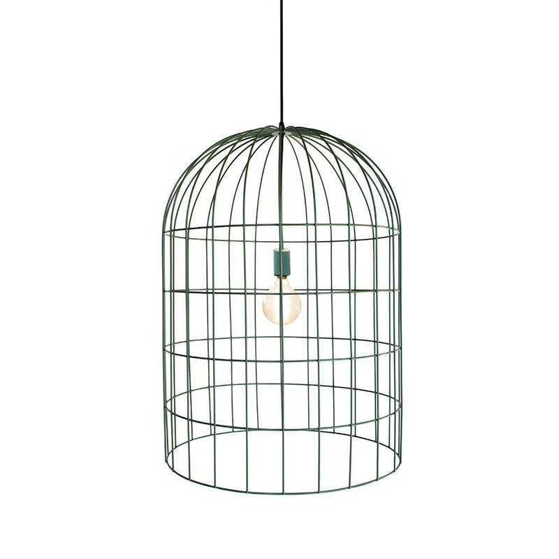 Medium Bird Cage Wired Pendant