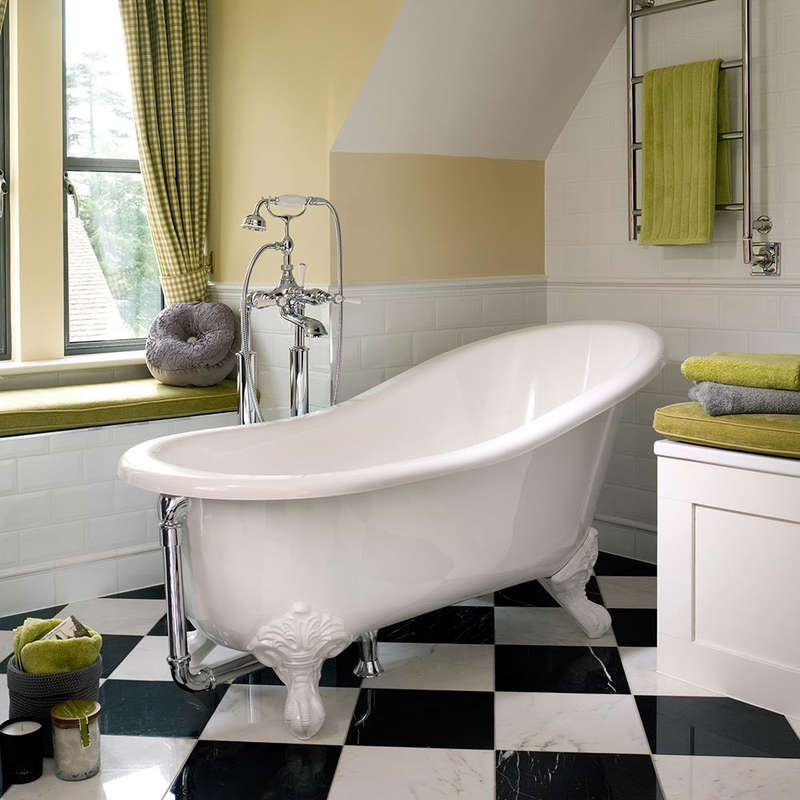 Victoria & Albert Shropshire Bath - White