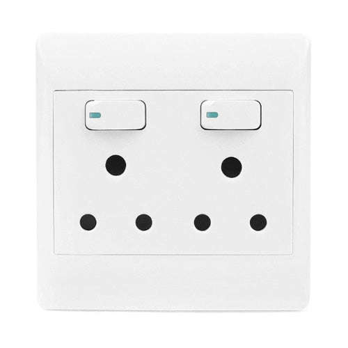 S-TEC Double Switched Socket 4 x 4