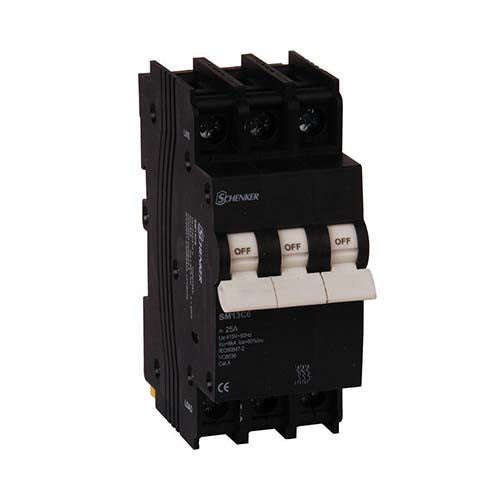 Schenker 3 Pole 3kA Mini Rail Circuit Breaker