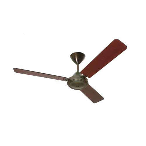 Solent High Breeze 3 Blade Ceiling Fan 1200mm - Bronze & Mahogany