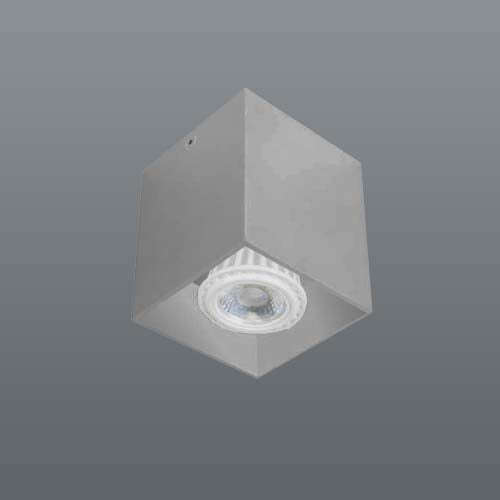 Spazio Solo Square Downlight - Matt Silver