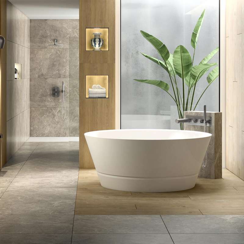 Victoria & Albert Taizu Bath - White