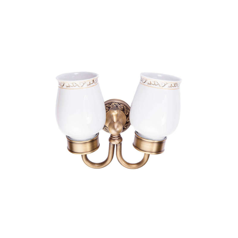 Trendy Taps Florale Double Tumbler & Holder
