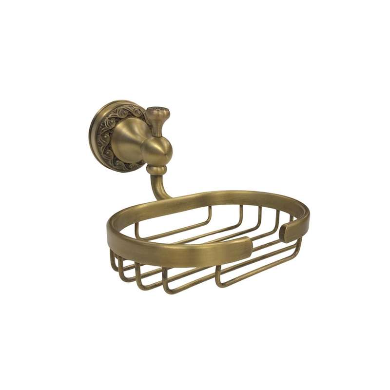Trendy Taps Florale Soap Holder - Brass