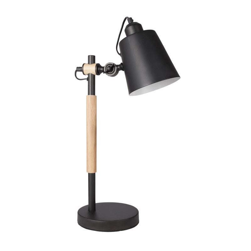 Bright Star Metal and Wood Desk Light