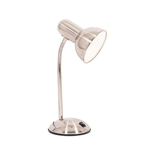 Bright Star Satin Chrome Desk Light