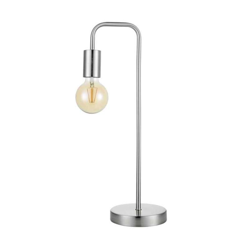 Bright Star Metal Table Light E27 60W - Satin Chrome