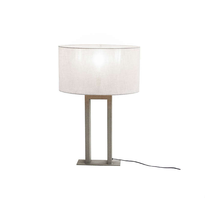Mild Steel Baobab Table Lamp - Pebble Ferro