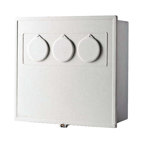 Allbro TMB-3 Meter Box with 3 Windows 445x465x210mm