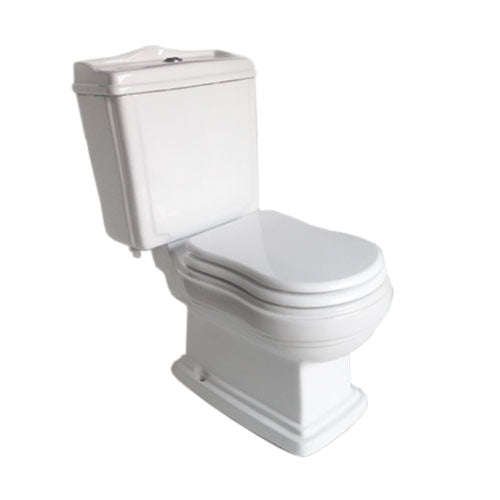 RossCo Retro Ceramic Close-Coupled Suite - White