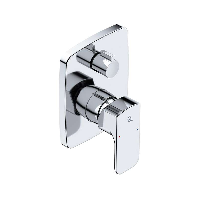 LIQUIDRed Valour Concealed Bath Mixer Tap - Chrome