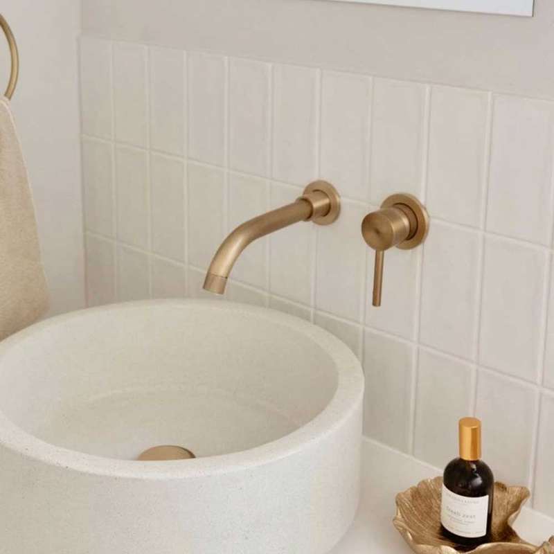 Trendy Taps Cuivre Basin Spout and Mixer - Brass