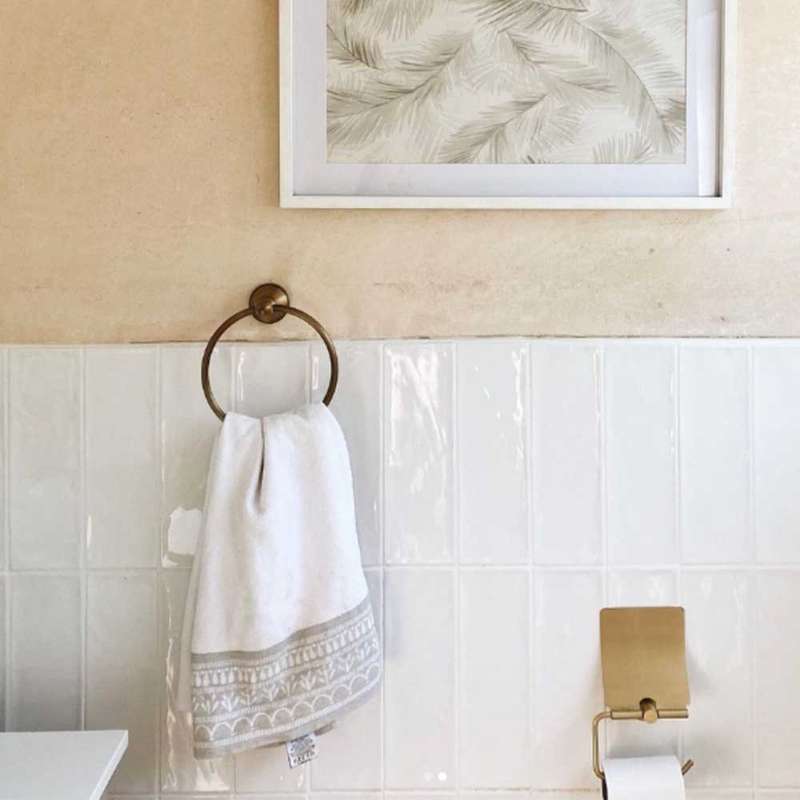 Trendy Taps Cuivre Round Towel Ring - Brass