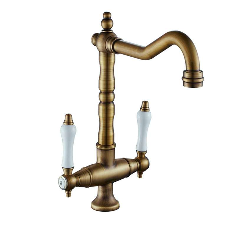 Trendy Taps Cuivre Large Spout Swivel Tap Mixer - Brass