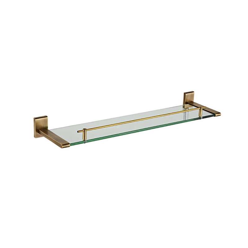 Trendy Taps Glass Shelf Brass