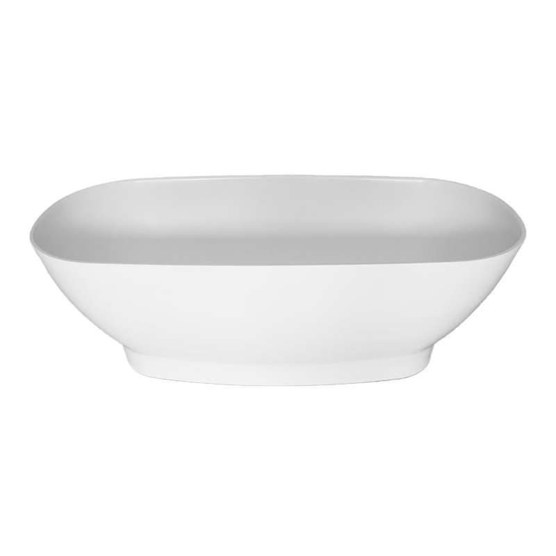 Two Tone Stone Ovale Freestanding Bath