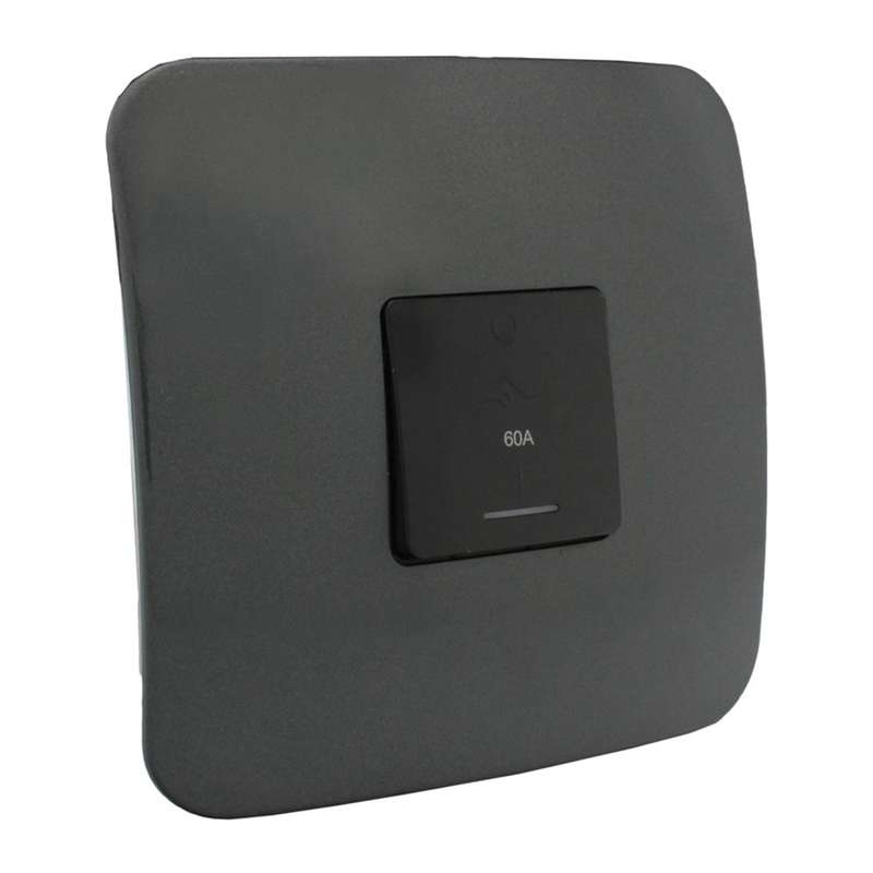 VETi 1 Stove Isolator Switch with Indicator 3P 60A 4 x 4 - Black Module