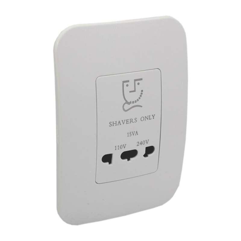 VETi 1 Shaver Socket 4 x 2 - White Module