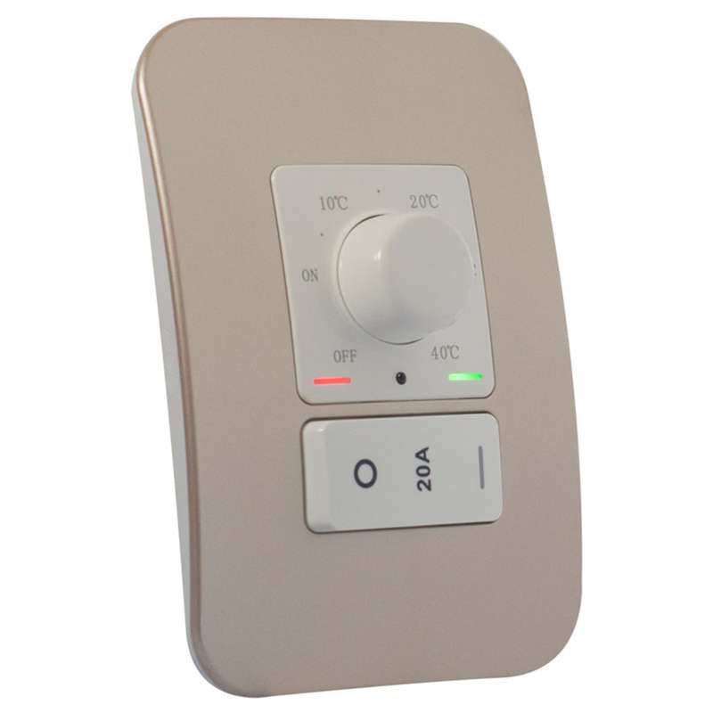 VETi 1 Rotary Thermostat with Isolator Switch 4 x 2 - White Modules