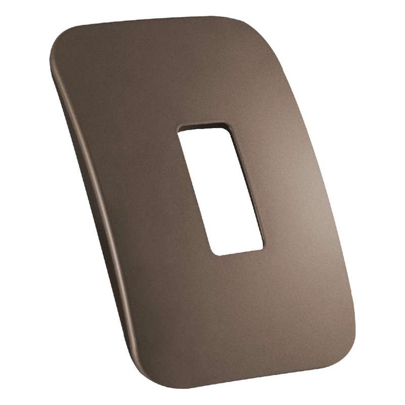 VETi 1 1 Vertical Module Cover Plate 4 x 2 - Black Trim