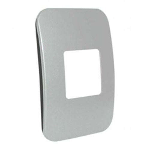 VETi 1 Wide Module Cover Plate 4 x 2 - Black Trim