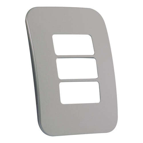 VETi 1 3 Horizontal Module Cover Plate 4 x 2 - Black Trim