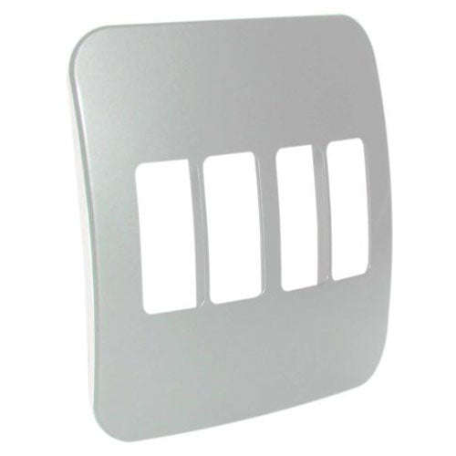 VETi 1 4 Vertical Module Cover Plate 4 x 4 - Black Trim