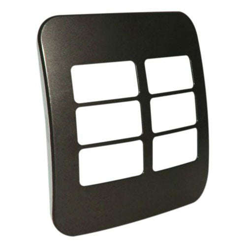 VETi 1 6 Horizontal Module Cover Plate 4 x 4 - Black Trim