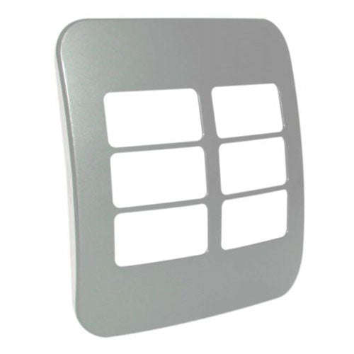 VETi 1 6 Horizontal Module Cover Plate 4 x 4 - Black Trim