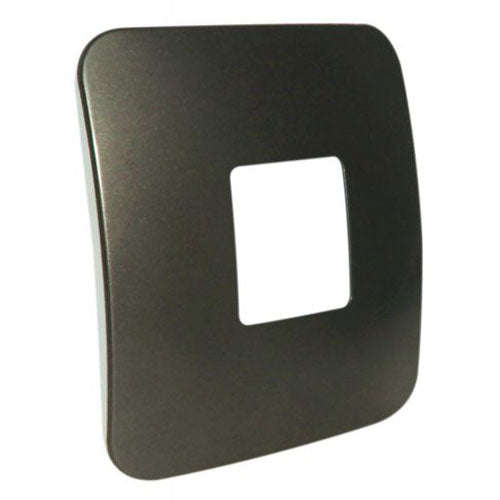 VETi 1 Wide Module Cover Plate 4 x 4 - Black Trim