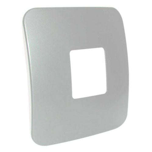 VETi 1 Wide Module Cover Plate 4 x 4 - Black Trim