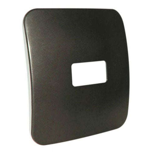 VETi 1 1 Horizontal Module Cover Plate 4 x 4 - Black Trim