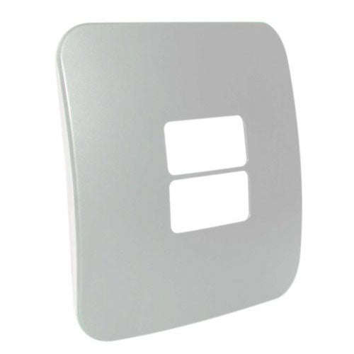 VETi 1 2 Horizontal Module Cover Plate 4 x 4 - Black Trim