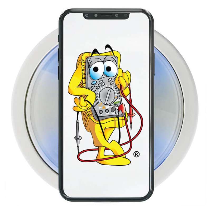 VETi Pop Up Power Tower with Wireless Charger - White