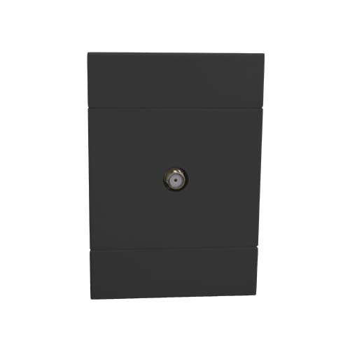 VETi 2 Satellite Socket 2 x 4 - Charcoal