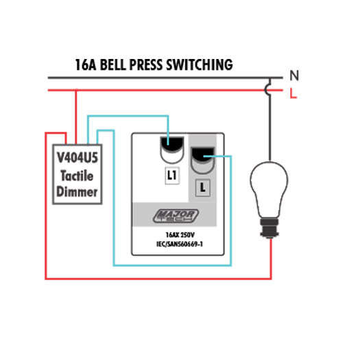 VETi 3 3 Lever Dimmer Switch 4 x 2