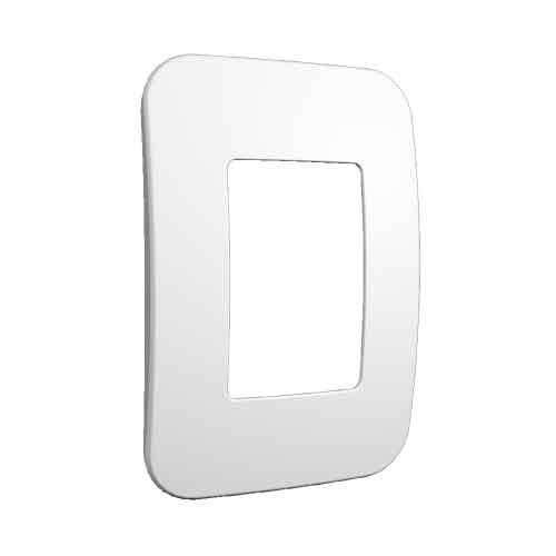 VETi 1 Shaver Socket Cover Plate 4 x 2 - White Trim