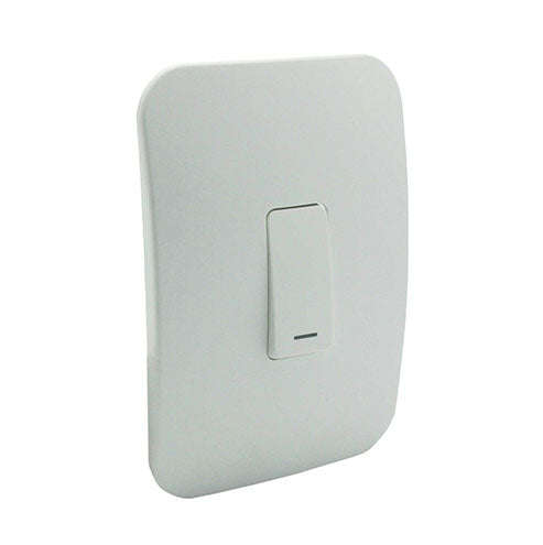VETi 1 1 Lever Dimmer Switch 4 x 2 - White Module
