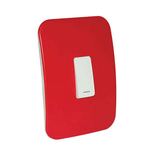VETi 1 1 Lever 1 Way Light Switch 4 x 2 - White Module