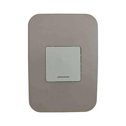 VETi 1 1 Lever 1-Way Wide Light Switch 4 x 2 - White Module