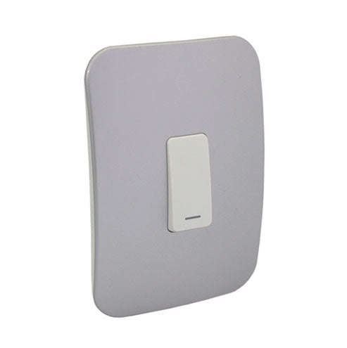 VETi 1 1 Lever 2-Way Light Switch 4 x 2 - White Module