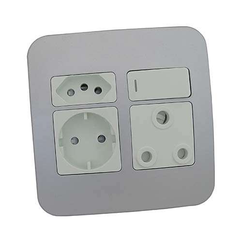 VETi 1 Combo Socket 4 x 4 - White Modules