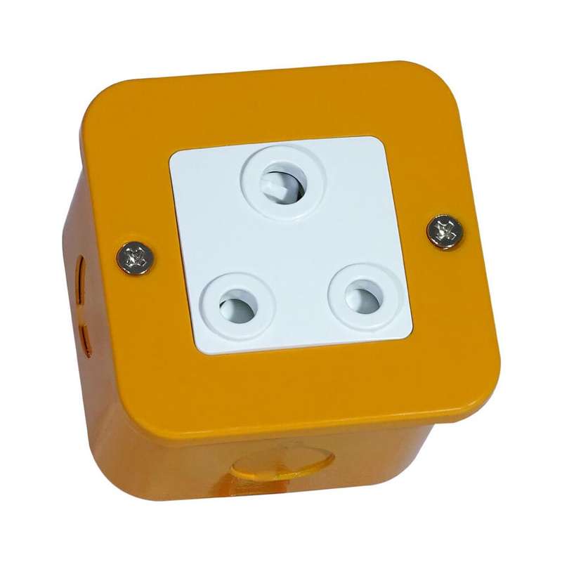 VETi 1 Industrial RSA Socket 3 x 3 - Orange