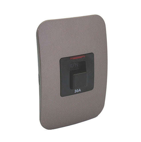 VETi 1 Isolator Switch with Indicator 2P 30A 4 x 2 - Black Module